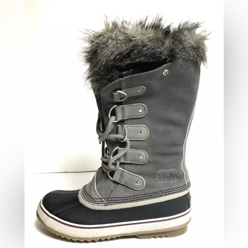 Sorel Women's Joan Of Arctic, Gray Winter Snow Boots, Size 10 M
